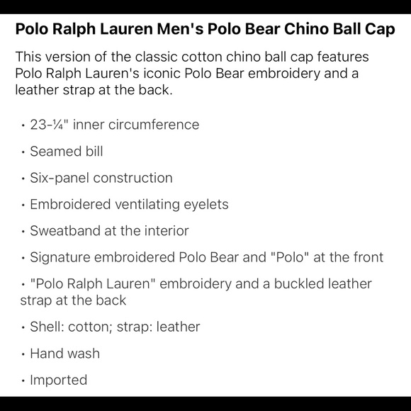 POLO BEAR RL CAP - Picture 4 of 8